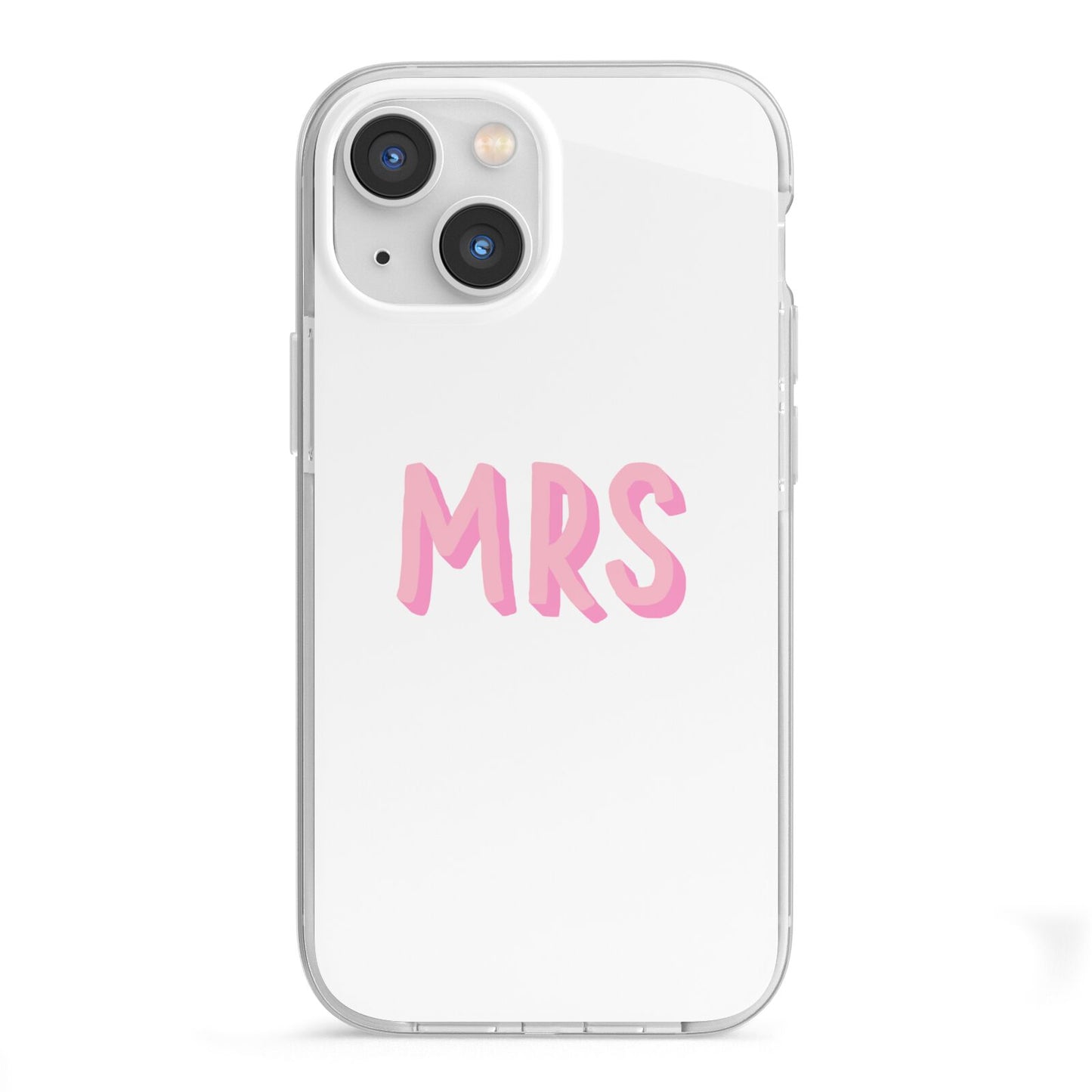 Mrs iPhone 13 Mini TPU Impact Case with White Edges