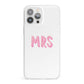 Mrs iPhone 13 Pro Max Clear Bumper Case