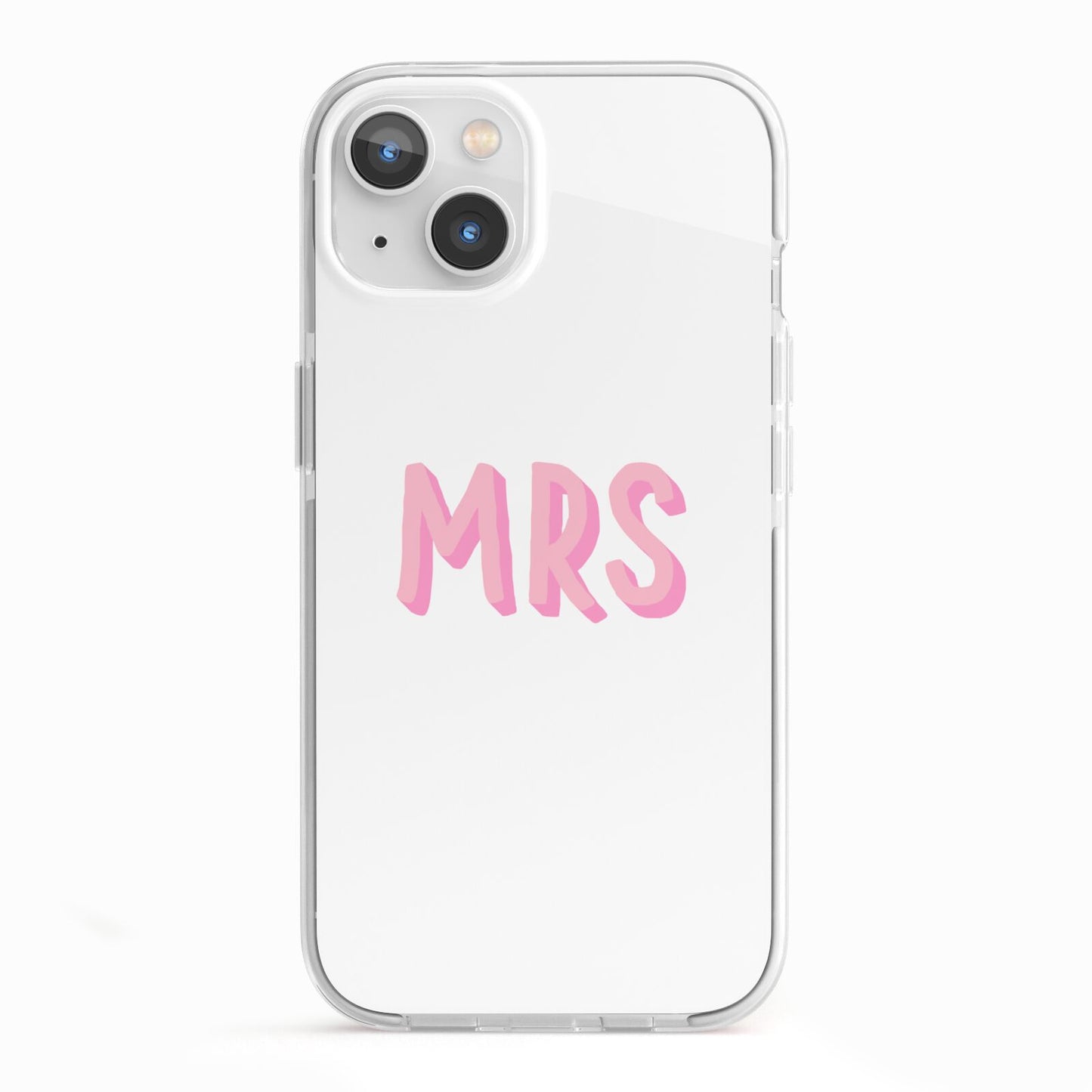 Mrs iPhone 13 TPU Impact Case with White Edges