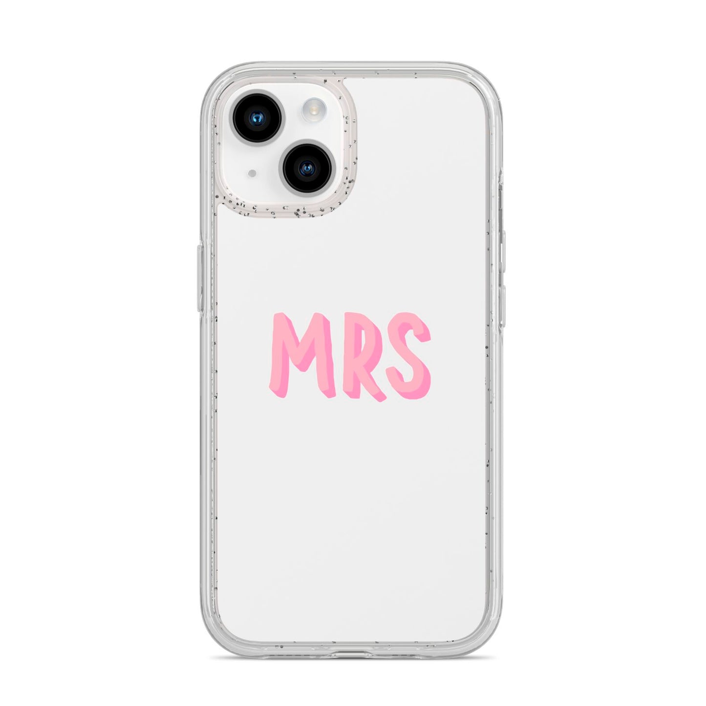 Mrs iPhone 14 Glitter Tough Case Starlight