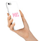 Mrs iPhone 7 Bumper Case on Silver iPhone Alternative Image