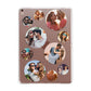 Multi Circular Photo Collage Upload Apple iPad Rose Gold Case