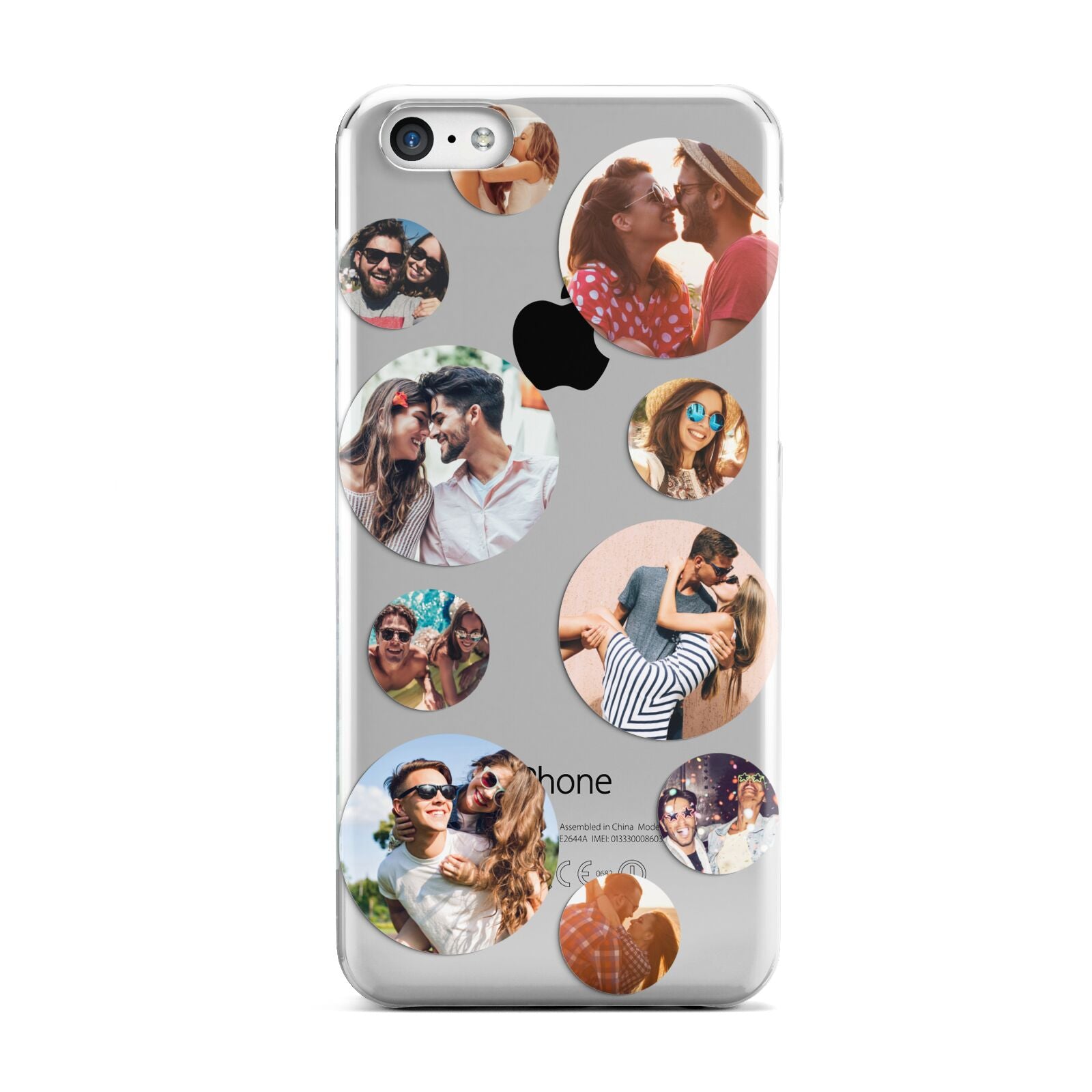 Multi Circular Photo Collage Upload Apple iPhone 5c Case