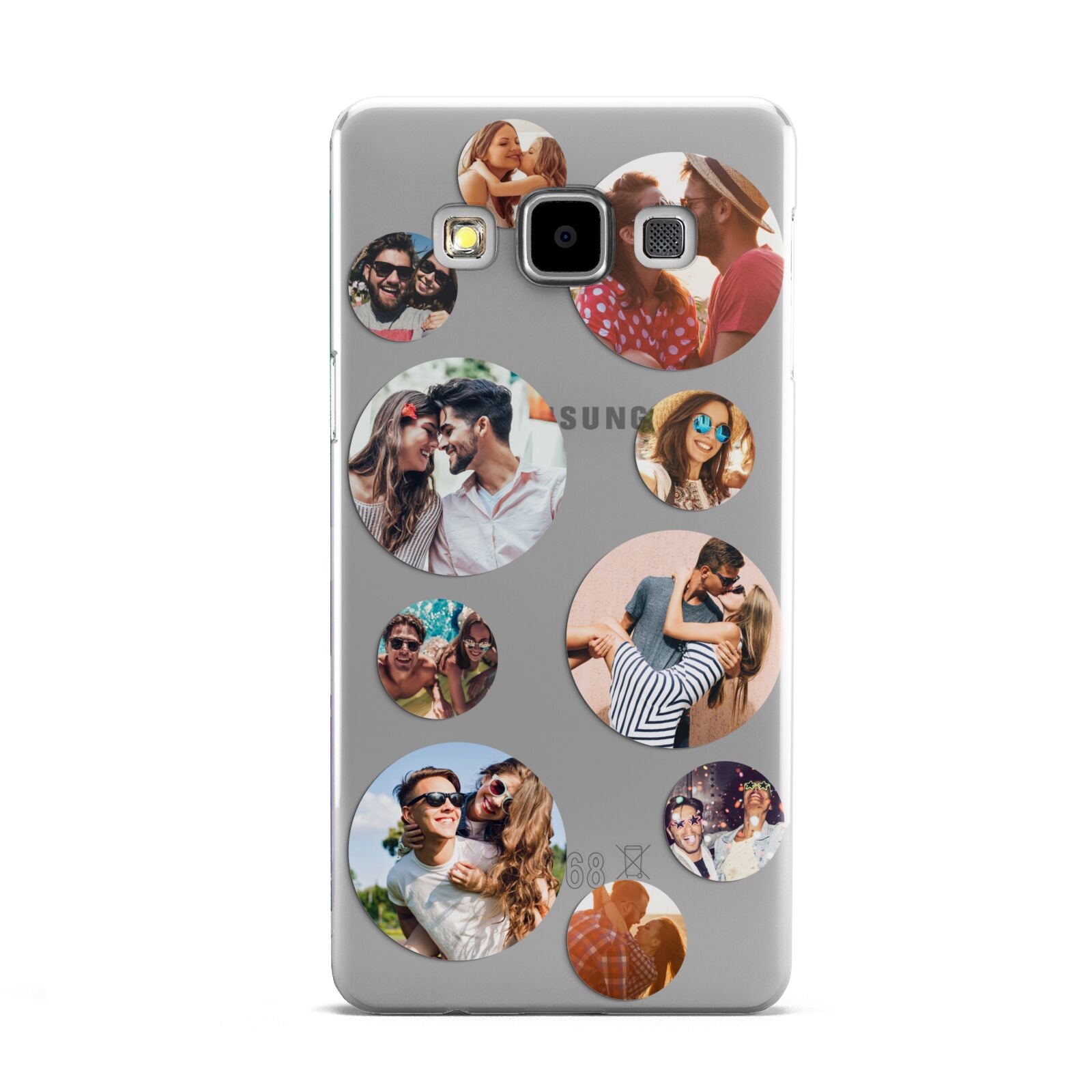 Multi Circular Photo Collage Upload Samsung Galaxy A5 Case
