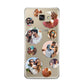 Multi Circular Photo Collage Upload Samsung Galaxy A9 2016 Case on gold phone