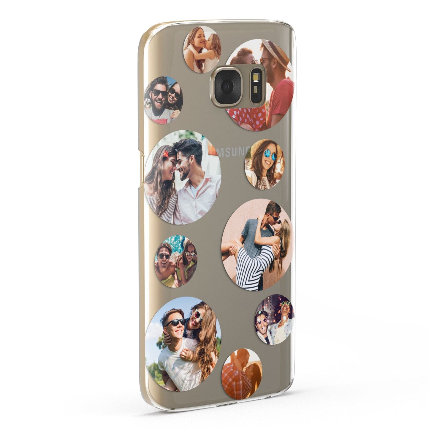 Multi Circular Photo Collage Upload Samsung Galaxy Case Fourty Five Degrees