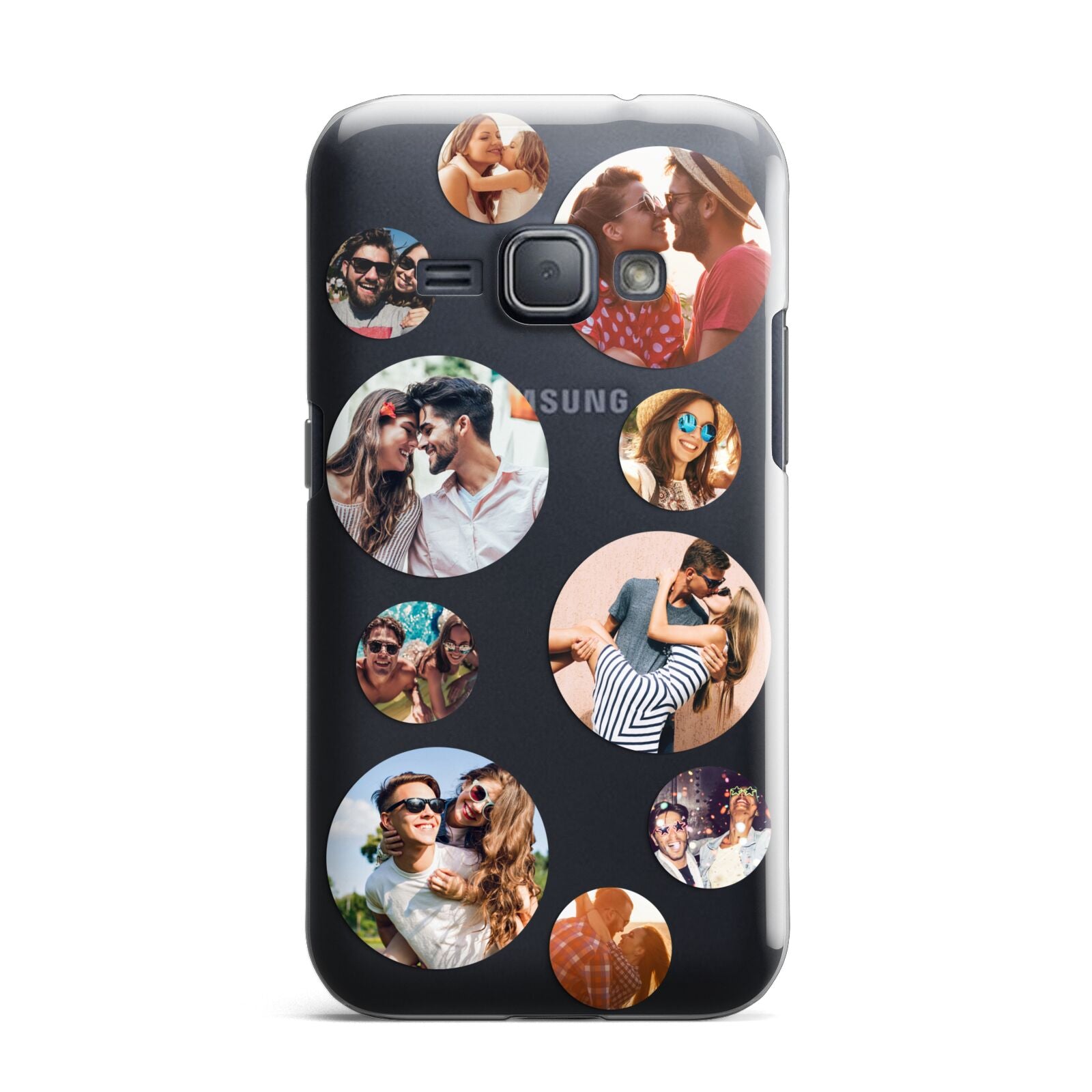 Multi Circular Photo Collage Upload Samsung Galaxy J1 2016 Case