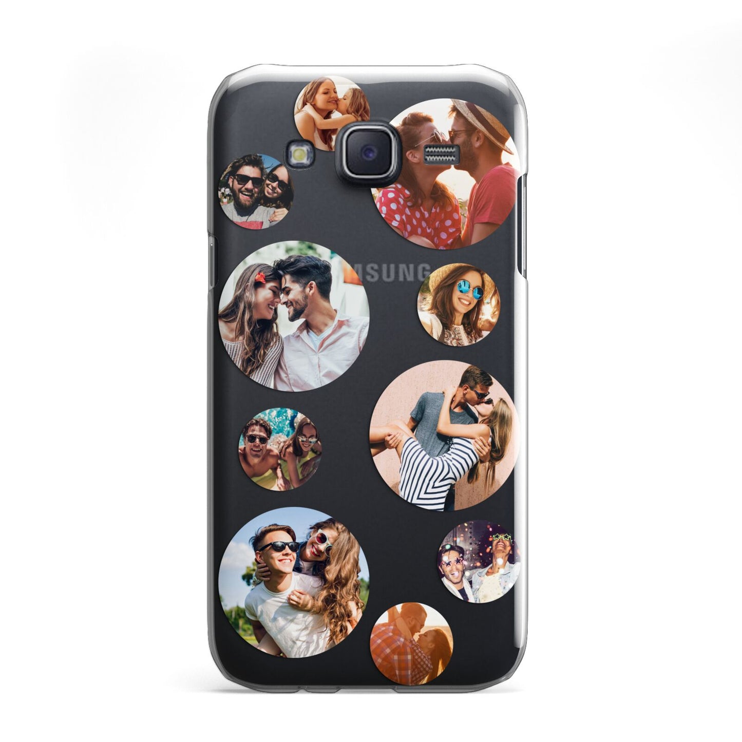 Multi Circular Photo Collage Upload Samsung Galaxy J5 Case