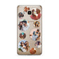 Multi Circular Photo Collage Upload Samsung Galaxy J7 2016 Case on gold phone