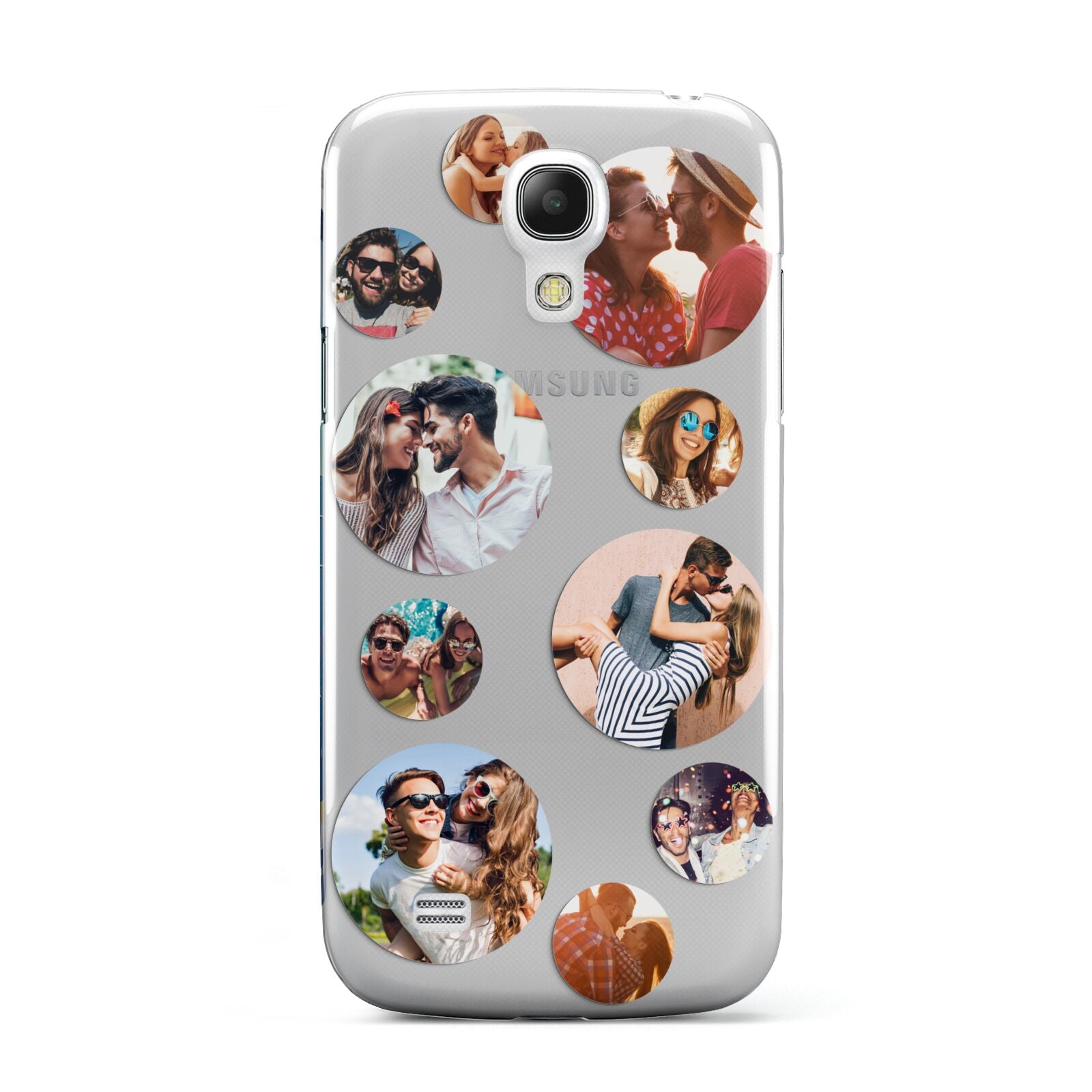 Multi Circular Photo Collage Upload Samsung Galaxy S4 Mini Case