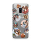 Multi Circular Photo Collage Upload Samsung Galaxy S9 Plus Case on Silver phone