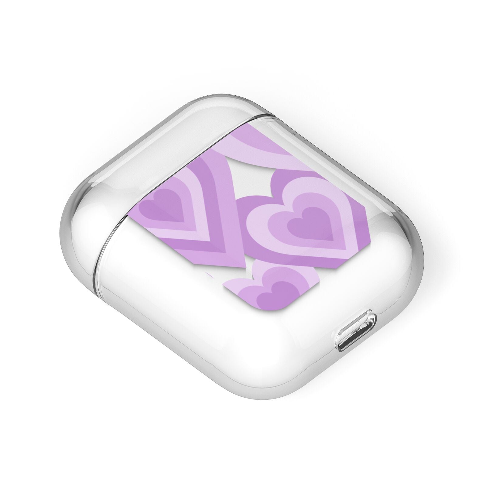 Multi Heart AirPods Case Laid Flat