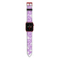 Multi Heart Apple Watch Strap with Red Hardware