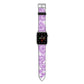 Multi Heart Apple Watch Strap with Silver Hardware