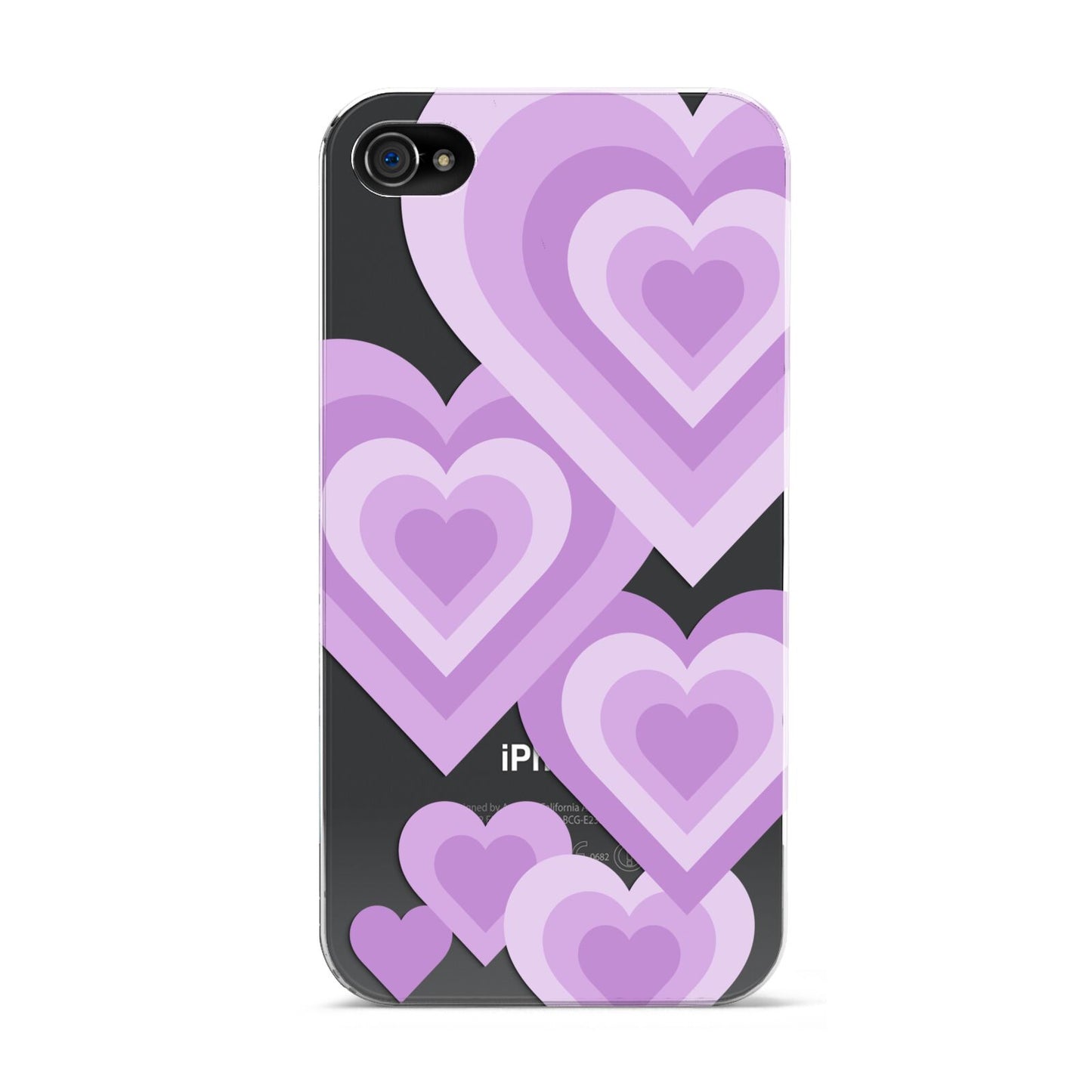 Multi Heart Apple iPhone 4s Case