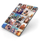 Multi Photo Collage Apple iPad Case on Grey iPad Side View
