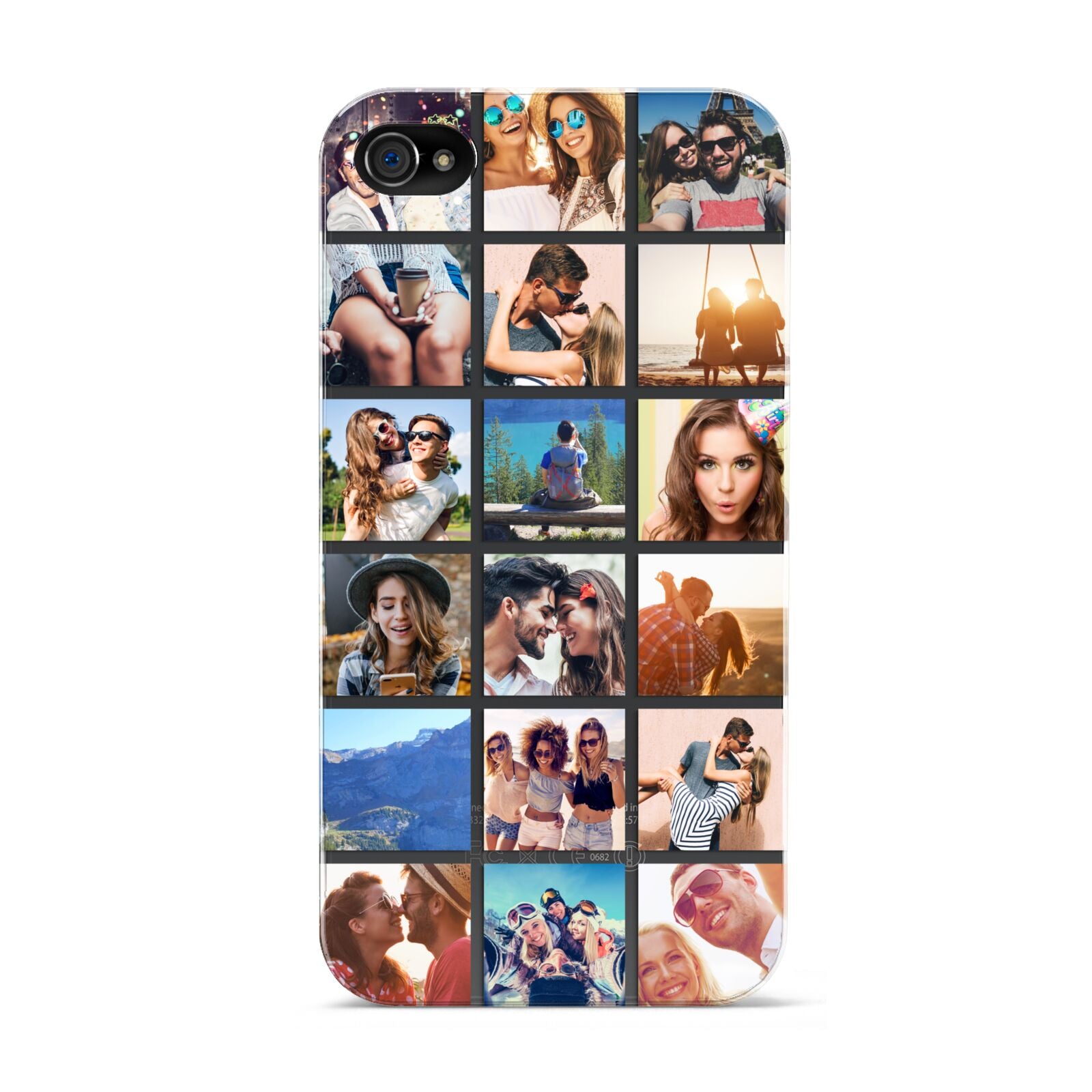 Multi Photo Collage Apple iPhone 4s Case