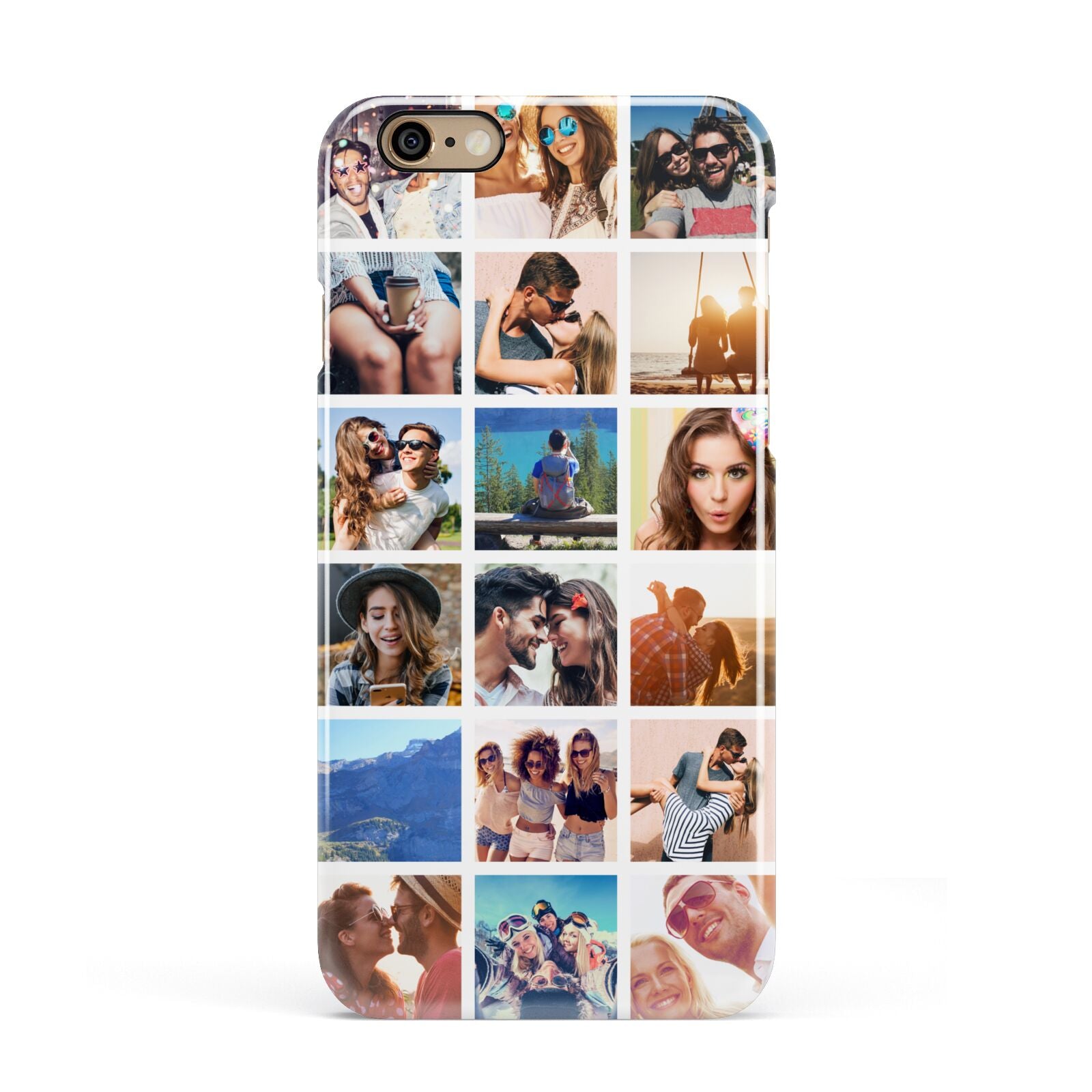Multi Photo Collage Apple iPhone 6 3D Snap Case