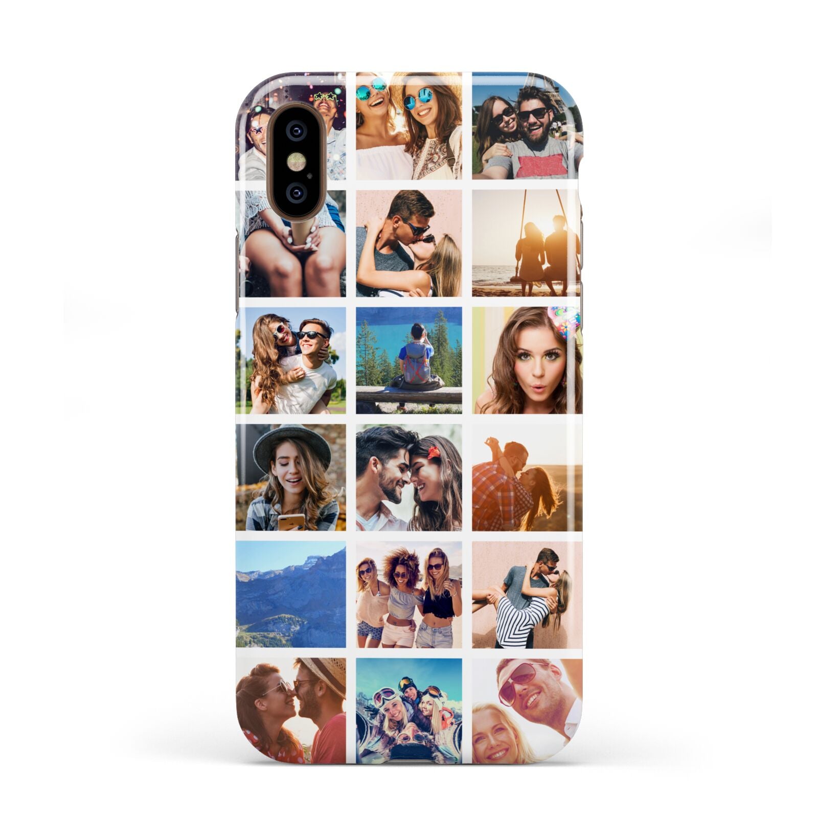 Multi Photo Collage Apple iPhone XS 3D Tough
