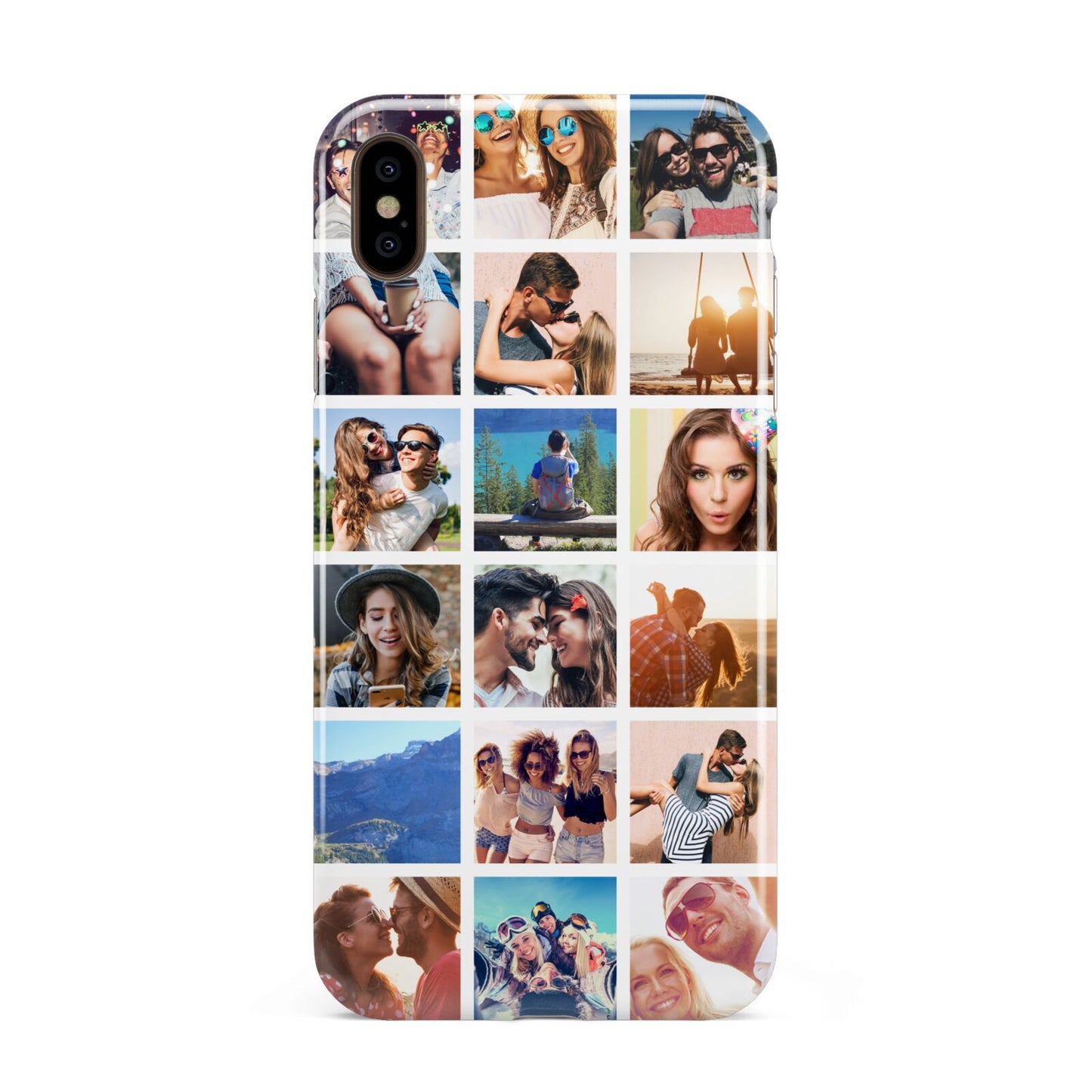Multi Photo Collage Apple iPhone Xs Max 3D Tough Case