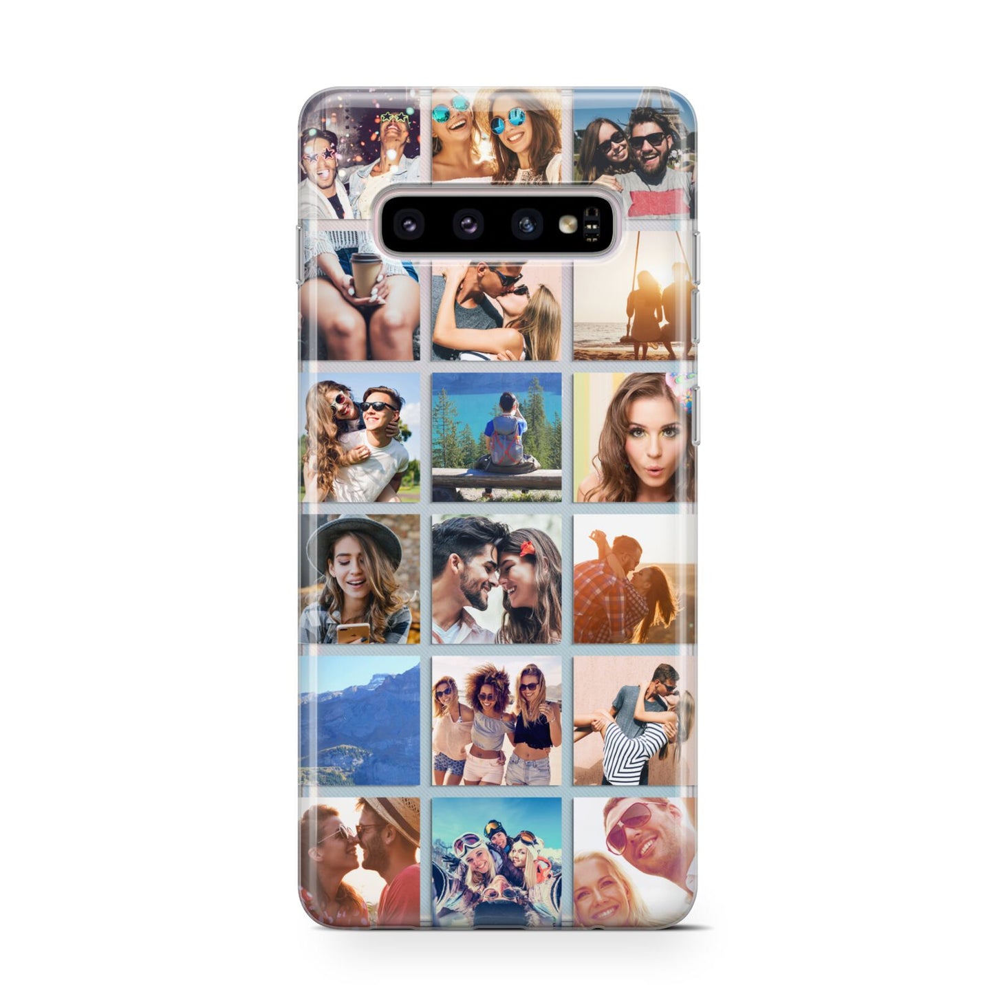 Multi Photo Collage Samsung Galaxy S10 Case