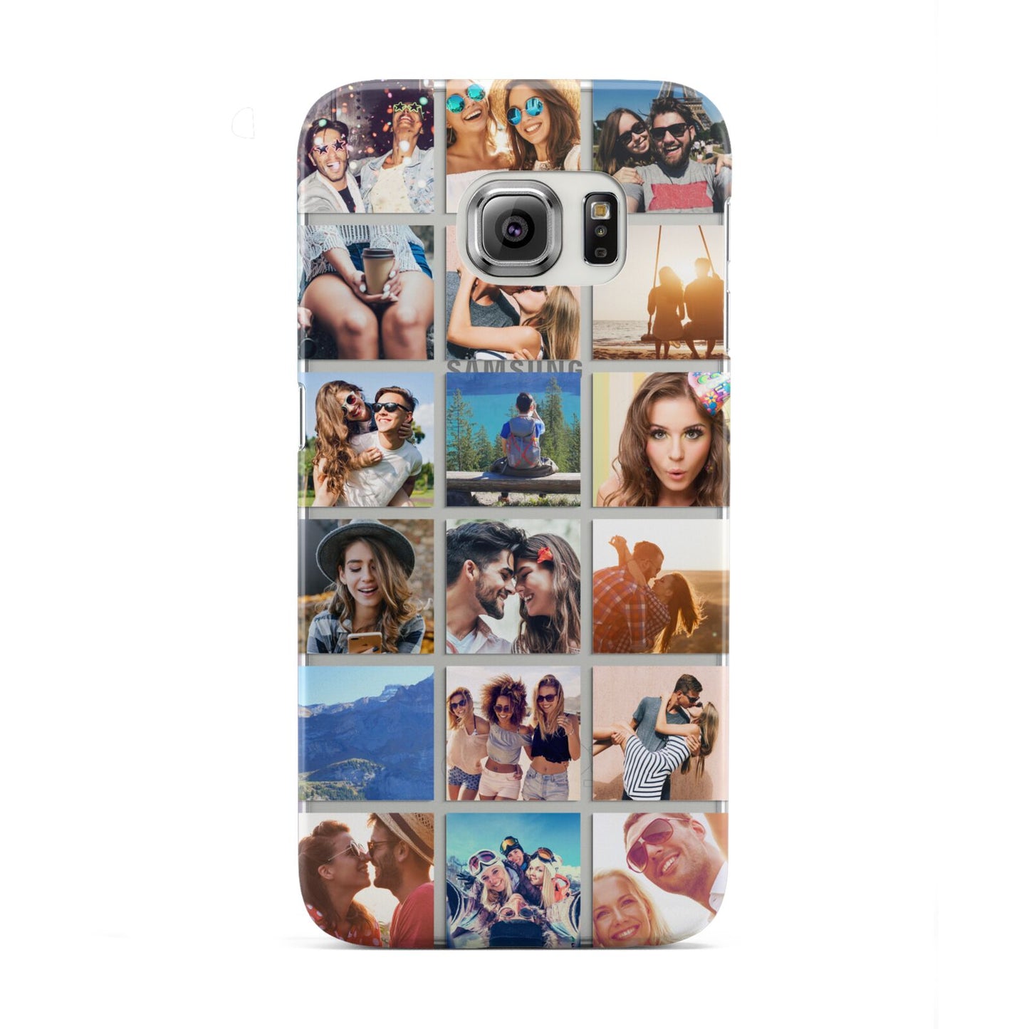 Multi Photo Collage Samsung Galaxy S6 Edge Case