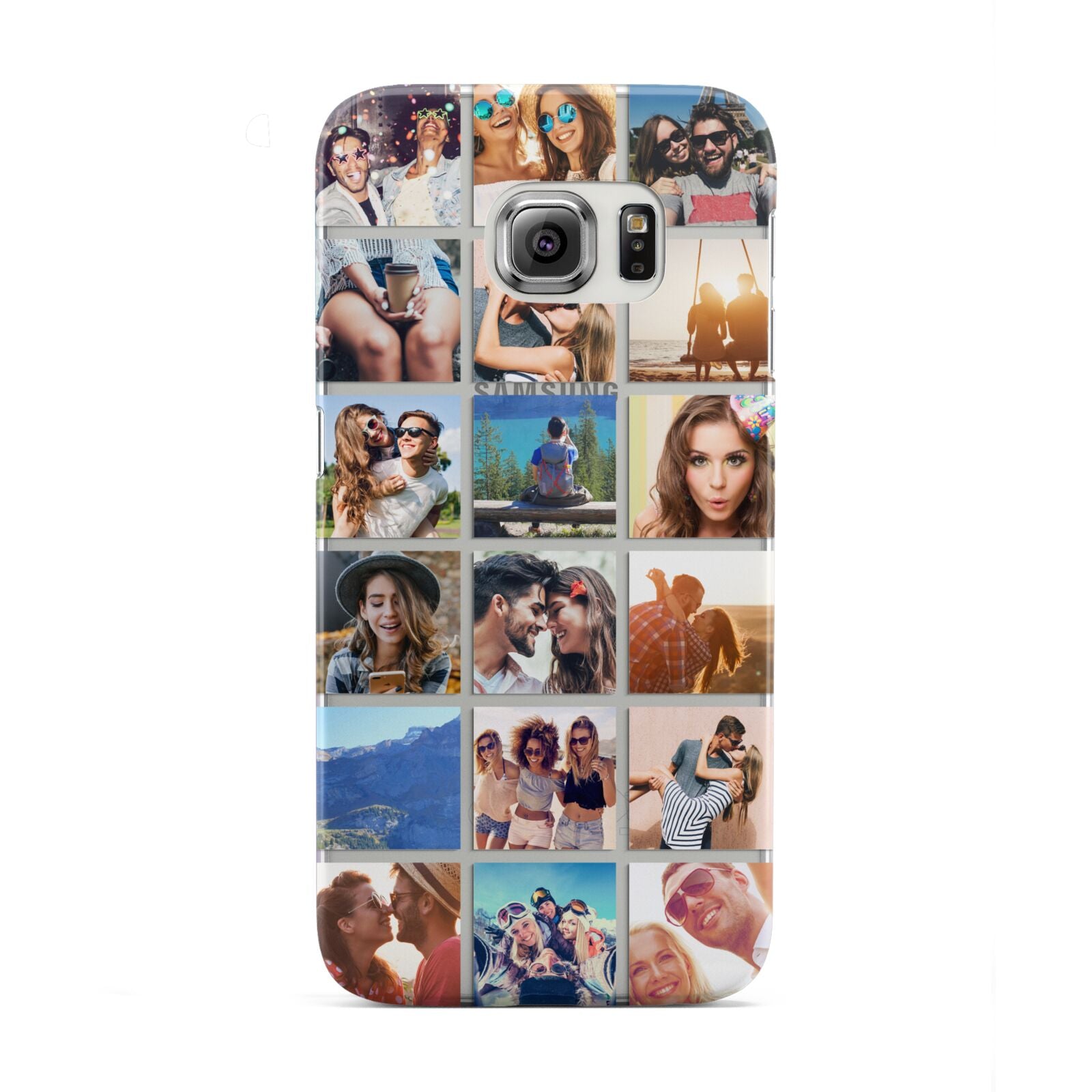 Multi Photo Collage Samsung Galaxy S6 Edge Case