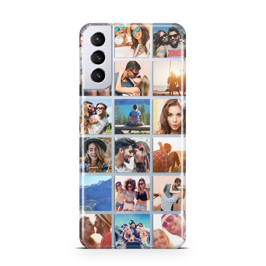 Multi Photo Collage Samsung S21 Plus Phone Case