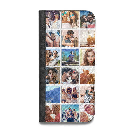 Multi Photo Collage Vegan Leather Flip iPhone Case