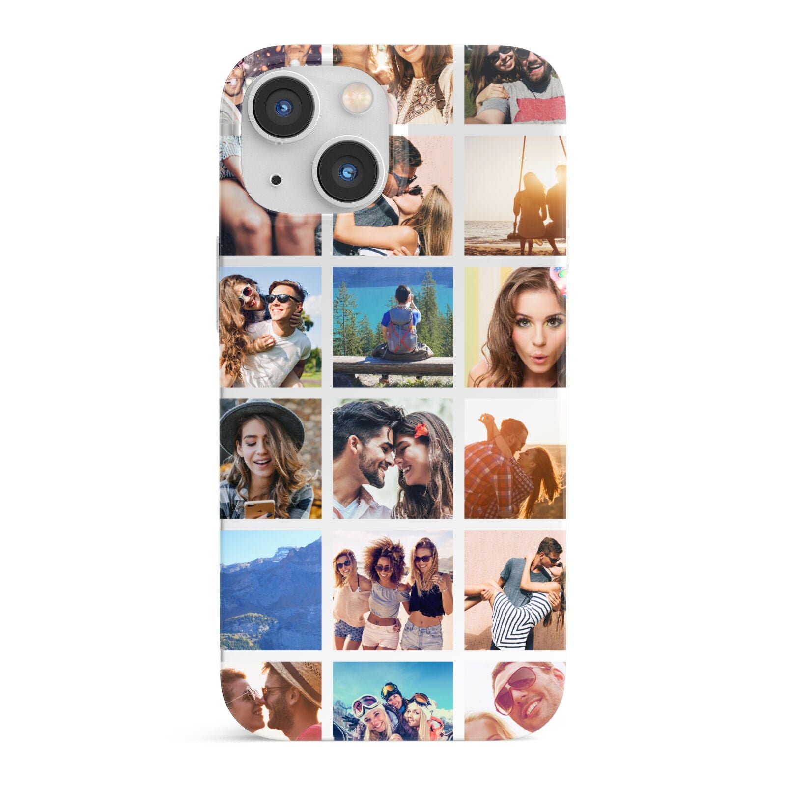 Multi Photo Collage iPhone 13 Mini Full Wrap 3D Snap Case
