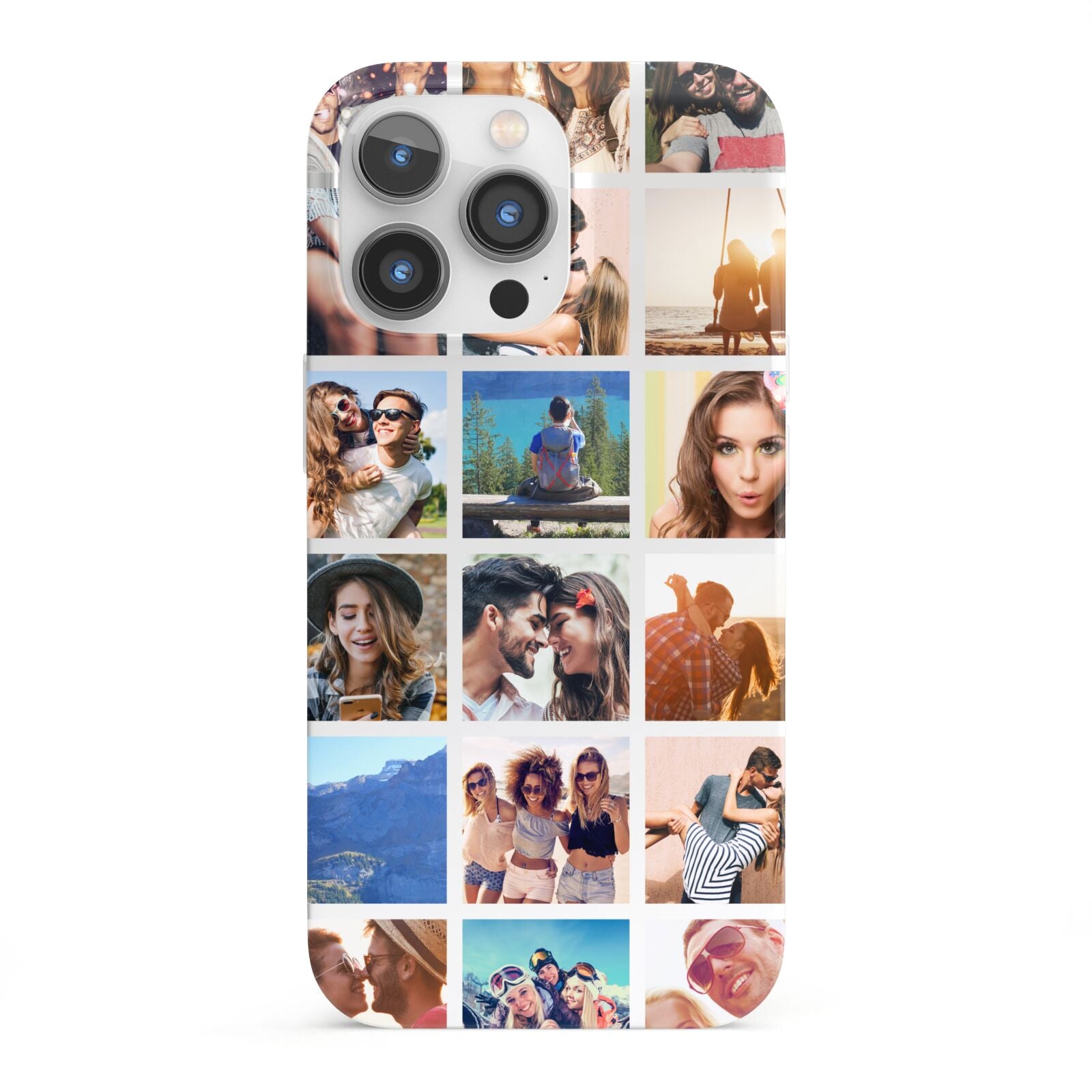 Multi Photo Collage iPhone 13 Pro Full Wrap 3D Snap Case