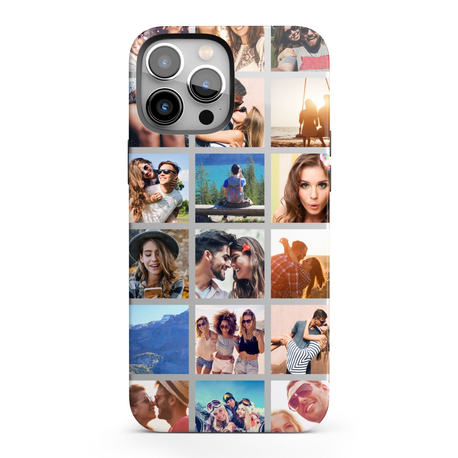 Multi Photo Collage iPhone 13 Pro Max Full Wrap 3D Tough Case
