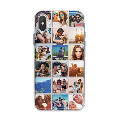 Multi Photo Collage iPhone X Bumper Case on Silver iPhone Alternative Image 1