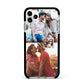 Multi Photo Square Collage Apple iPhone 11 Pro Max in Silver with Black Impact Case