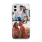 Multi Photo Square Collage Apple iPhone 11 in White with Bumper Case