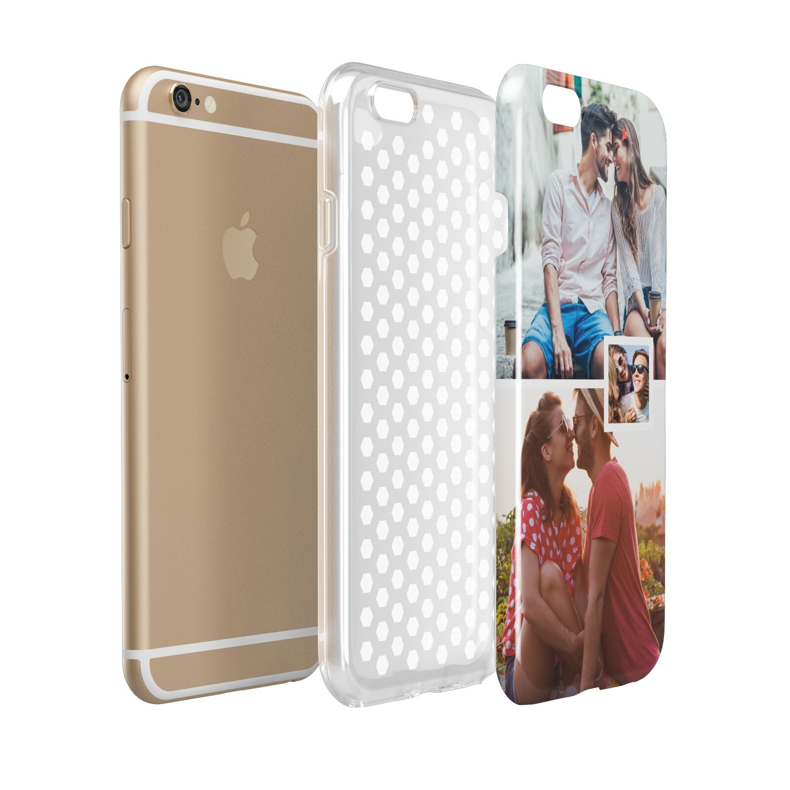 Multi Photo Square Collage Apple iPhone 6 3D Tough Case Expanded view