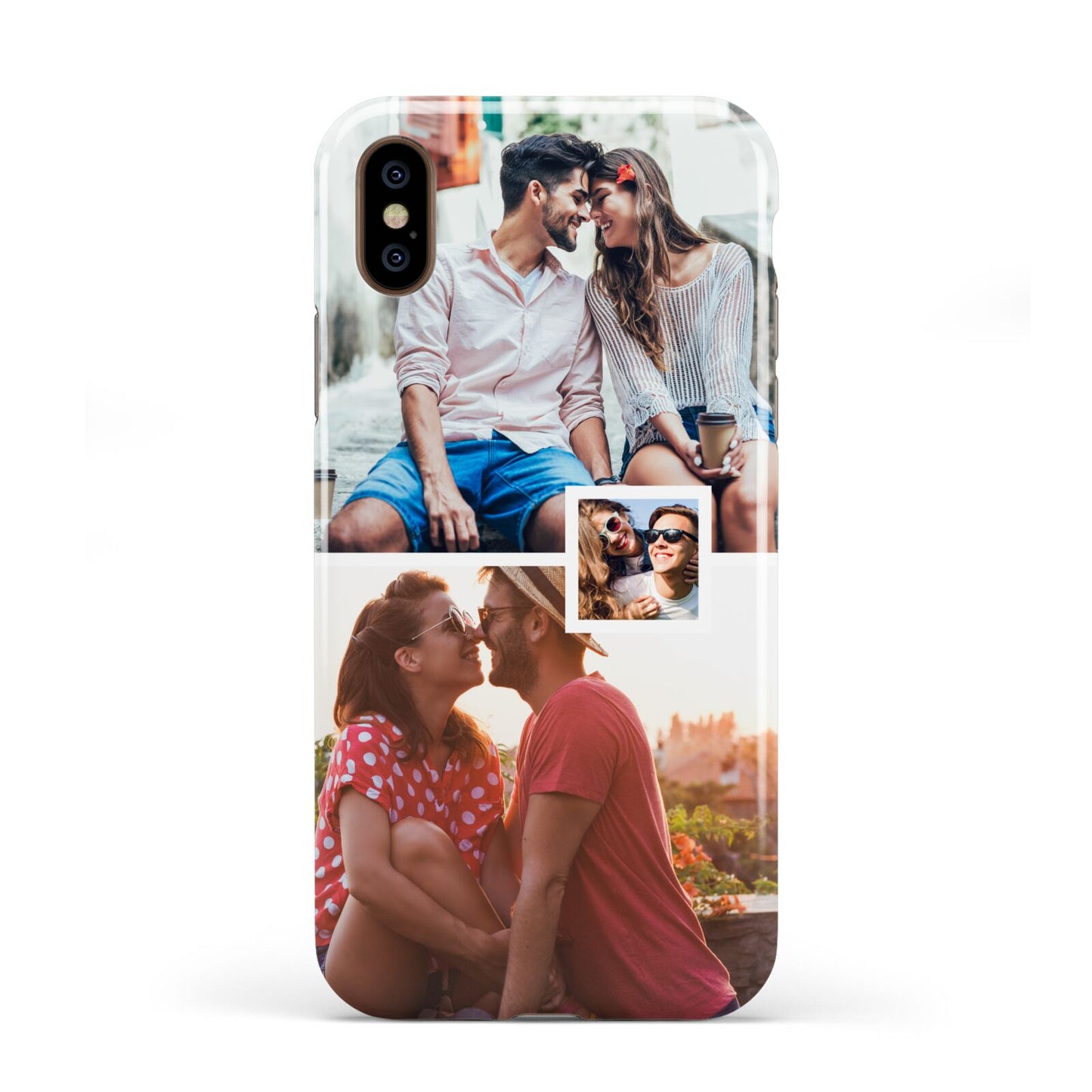 Multi Photo Square Collage Apple iPhone XS 3D Tough