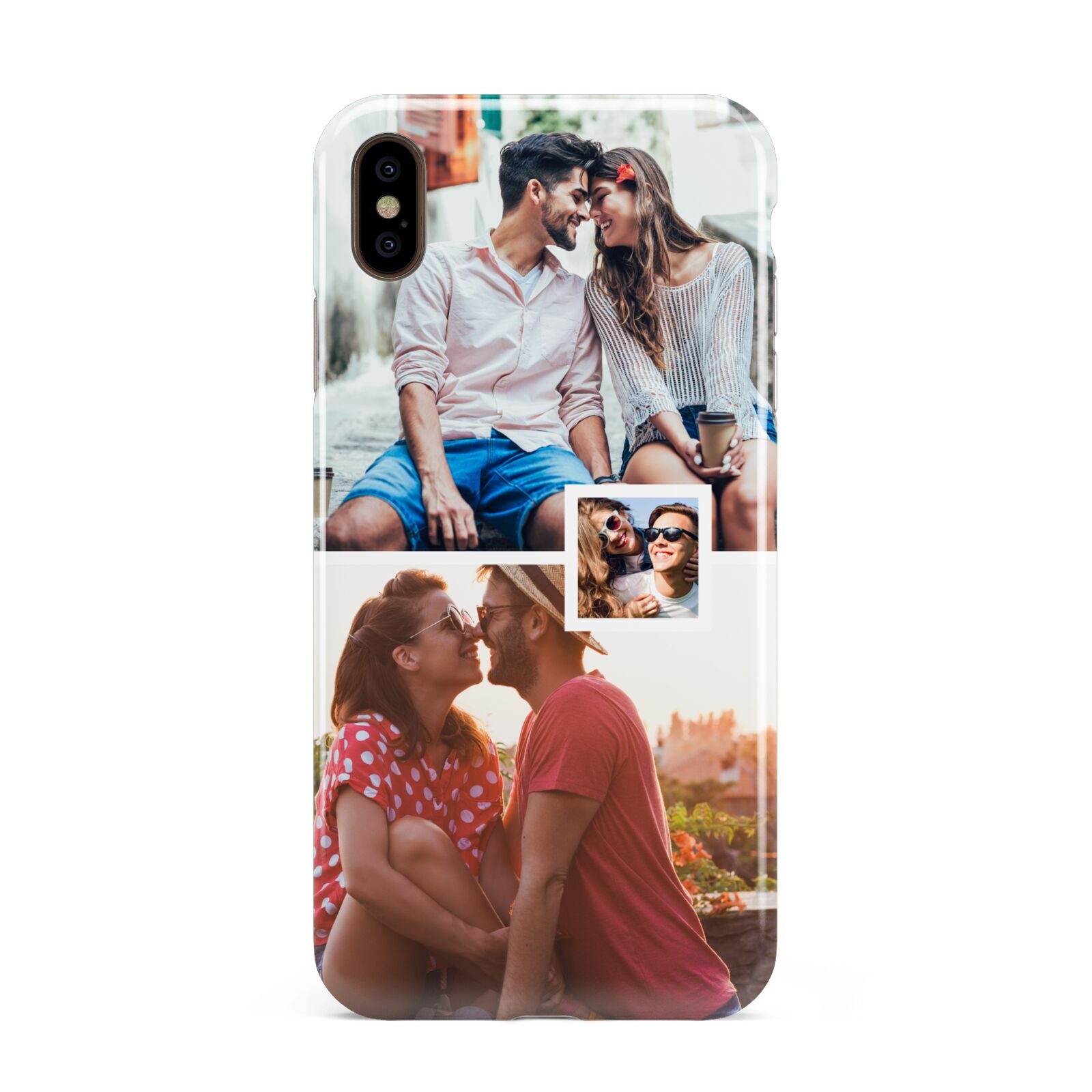 Multi Photo Square Collage Apple iPhone Xs Max 3D Tough Case
