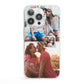Multi Photo Square Collage iPhone 13 Pro Clear Bumper Case