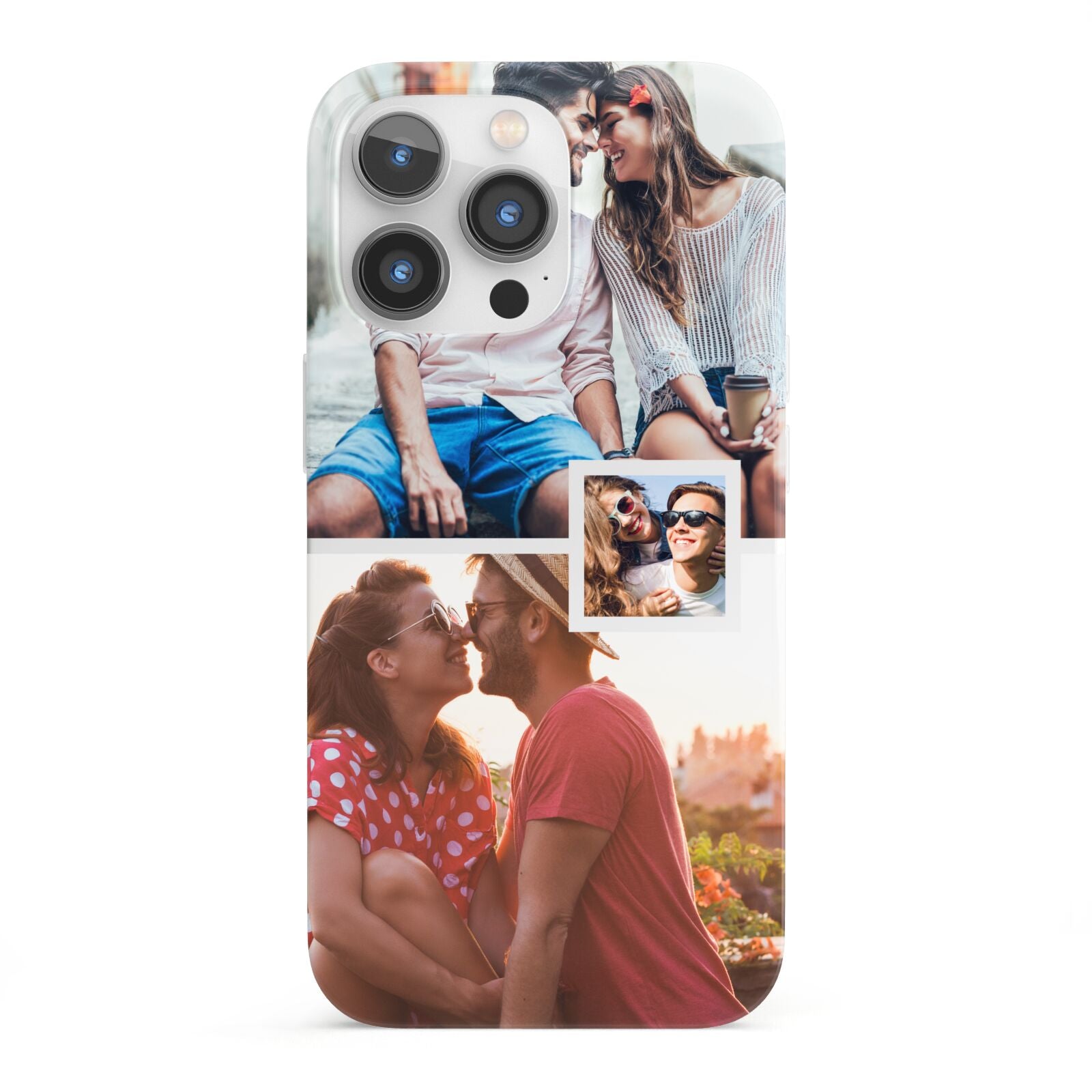 Multi Photo Square Collage iPhone 13 Pro Full Wrap 3D Snap Case