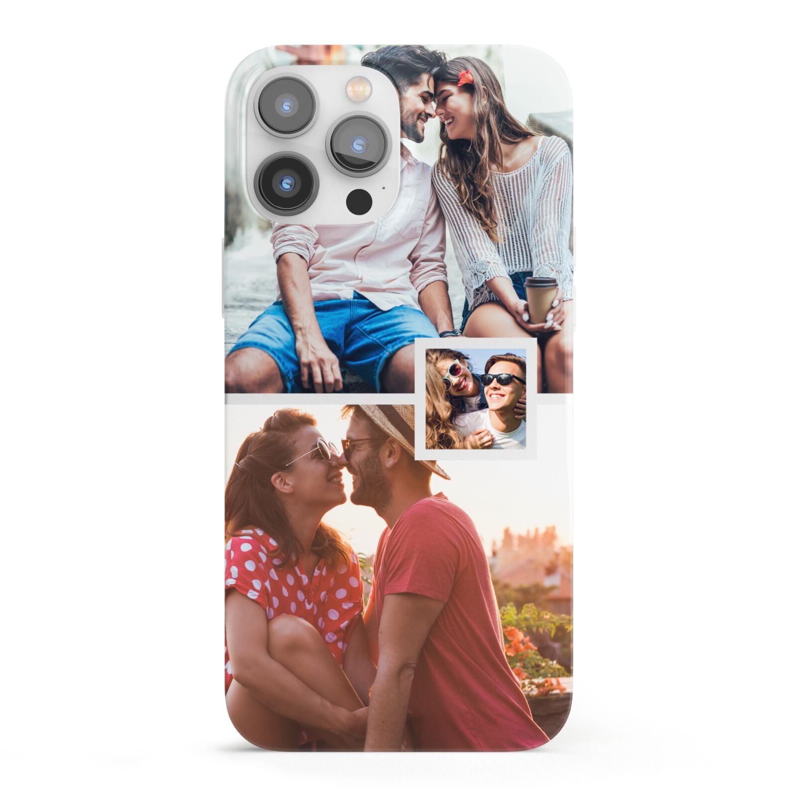 Multi Photo Square Collage iPhone 13 Pro Max Full Wrap 3D Snap Case