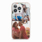 Multi Photo Square Collage iPhone 13 Pro TPU Impact Case with Pink Edges