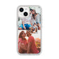 Multi Photo Square Collage iPhone 14 Glitter Tough Case Starlight