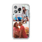 Multi Photo Square Collage iPhone 14 Pro Max Glitter Tough Case Silver