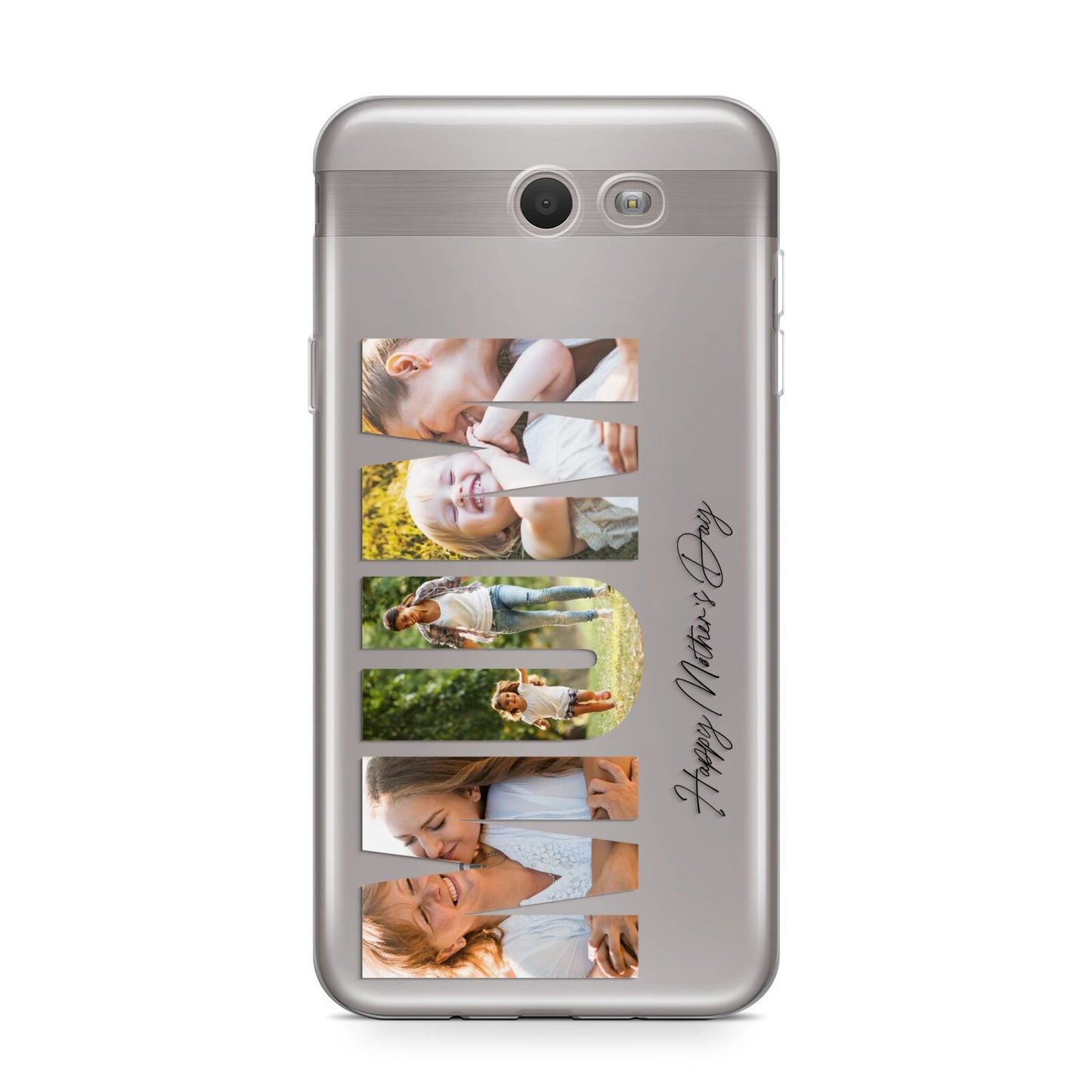 Mum Letters Photo Upload Samsung Galaxy J7 2017 Case