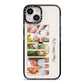 Mum Letters Photo Upload iPhone 14 Black Impact Case on Silver phone