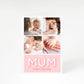 Mum Pink Mothers Day Multi Photo A5 Greetings Card