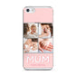 Mum Pink Mothers Day Multi Photo Apple iPhone 5 Case