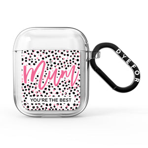 Mum Polka Dots Mothers Day AirPods Case