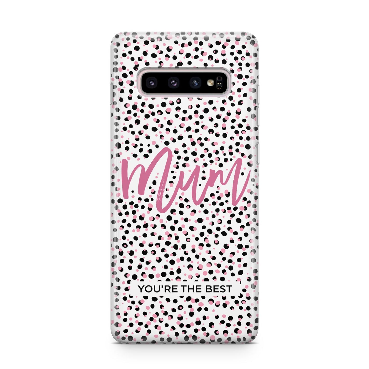 Mum Polka Dots Mothers Day Samsung Galaxy S10 Plus Case